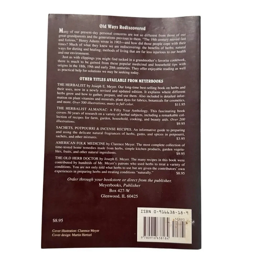 Old Ways Rediscovered by Clarence Meyer ( 1988, Softcover )
